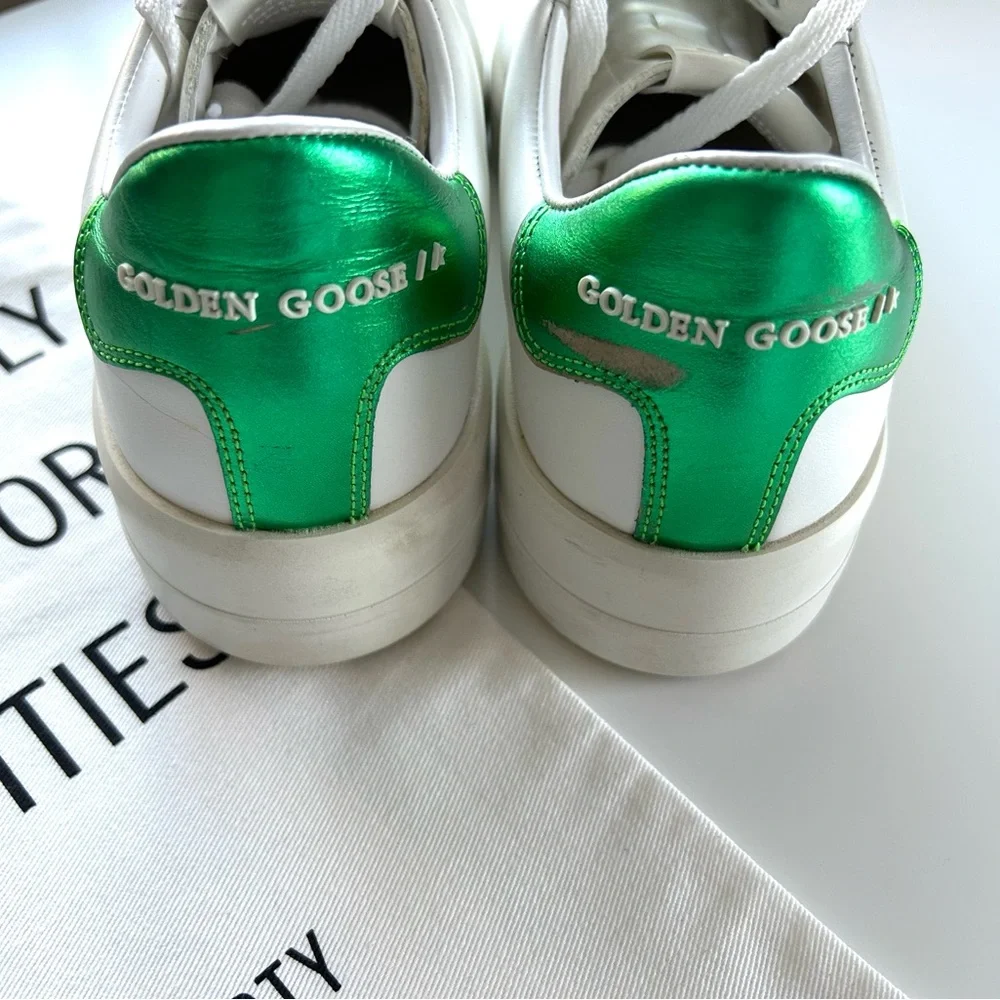 GOLDEN GOOSE PURE STAR SNEAKERS SIZE 7 - Picture 6 of 12